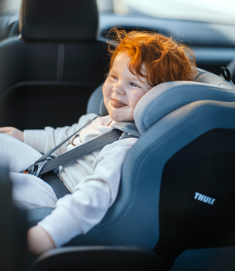 safety, useability and aesthetics come together in the Thule child car seat